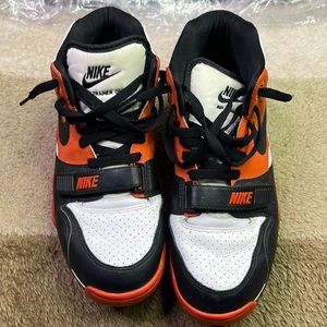 Nike Air Trainer 1 Mid white/black/orange size 10